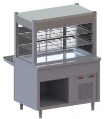 Витрина кондитерская apach chef line ldrs8sl2w12of