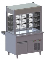 Витрина кондитерская apach chef line ldrs8sl3w12rcf