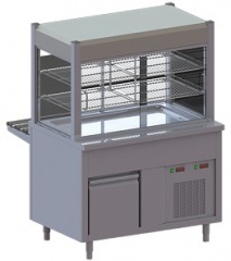 Витрина кондитерская apach chef line ldrs7sl2t15rcf