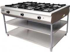 Плита газовая grill master ф6п2г/1000 (13060)