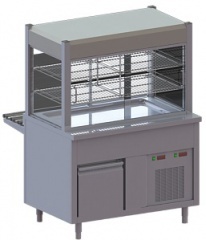 Витрина кондитерская apach chef line ldrs8sl2t15rcf