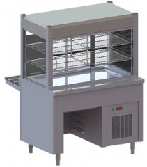 Витрина кондитерская apach chef line ldrs8sl2w12аf