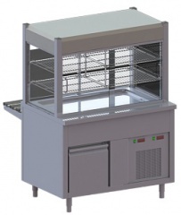 Витрина кондитерская apach chef line ldrs7sl2t12rcf