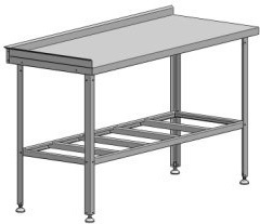 Стол разделочный марихолодмаш срп-2л-0,6/0,95