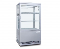 Шкаф-витрина холодильный convito rt58l-1 silver