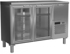 Холодильный стол россо t57 m2-1-g 9006-1 корпус серый, без борта (bar-250c)
