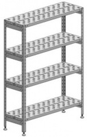 Стеллаж решетчатый марихолодмаш с-4р-0,5/1,5/1,6 (нержавейка)