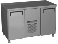 Охлаждаемый стол полюс t70 m2-1 (2gn/nt carboma) без борта 0430-1 корпус нерж 2 двери