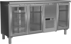Холодильный стол россо t57 m3-1-g 9006-1 корпус серый, без борта (bar-360c)