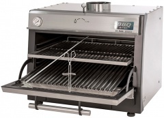 Печь на твердом топливе (хоспер) bbqfire br-80 inox