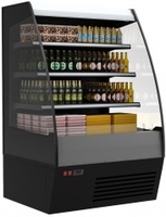 Холодильная горка полюс carboma 1600/875 вхсп/вт-1,0 (тонированный cтеклопакет) (f 16-80 vm/sh 1,0-2 тонированный стеклопаке