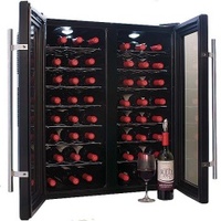 Двухзонный винный шкаф cavanova cv048-2t