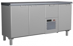 Холодильный стол россо t57 m3-1 9006-1 корпус серый без борта (bar-360)