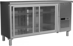 Холодильный стол россо t57 m2-1-c 9006-1 корпус серый, без борта  (bar-360k)