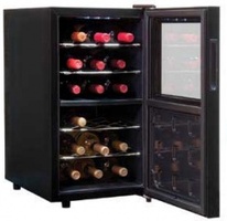 Двухзонный винный шкаф cavanova cv018-2t